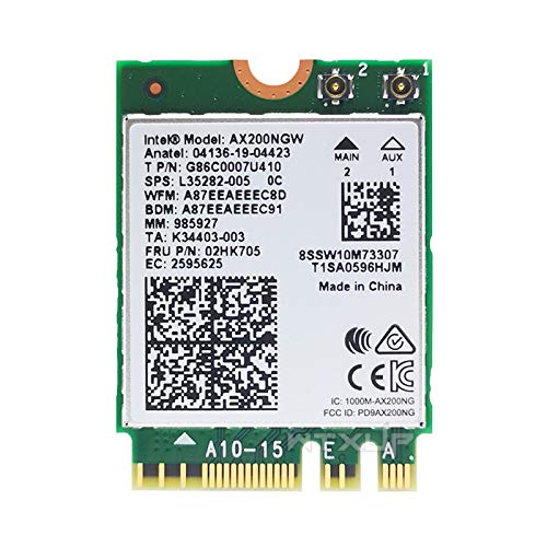 Amazon | Intel Dual Band Wireless AX200NGW 2.4Gbps 802.11ax